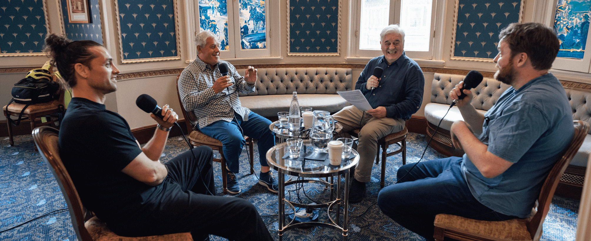 A special episode of the Delfont Mackintosh Theatres’ Insider Podcast, hosted by Billy Differ and starring Cameron Mackintosh and Les Misérables lead actors Killian Donnelly and Bradley Jaden, was recorded and videoed for our client, offering planning to post-production services.