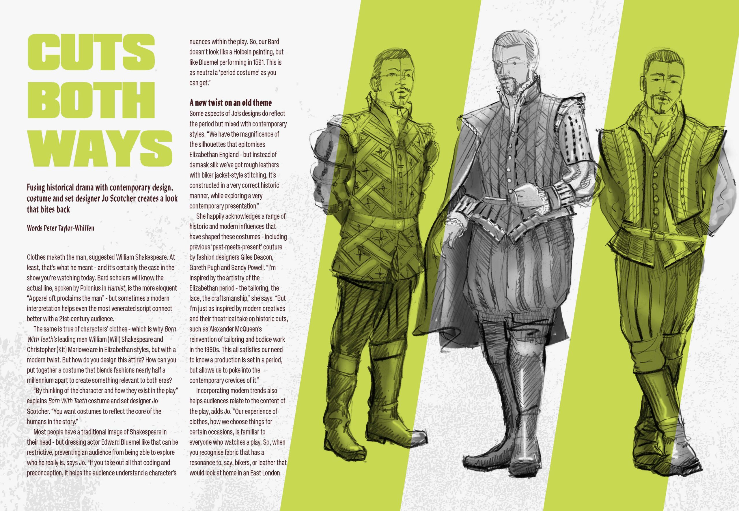 Creating unique programme content for the Royal Shakespeare Company and Delfont Mackintosh Theatres on Born With Teeth, starring Ncuti Gatwa and Edward Bluemel. 