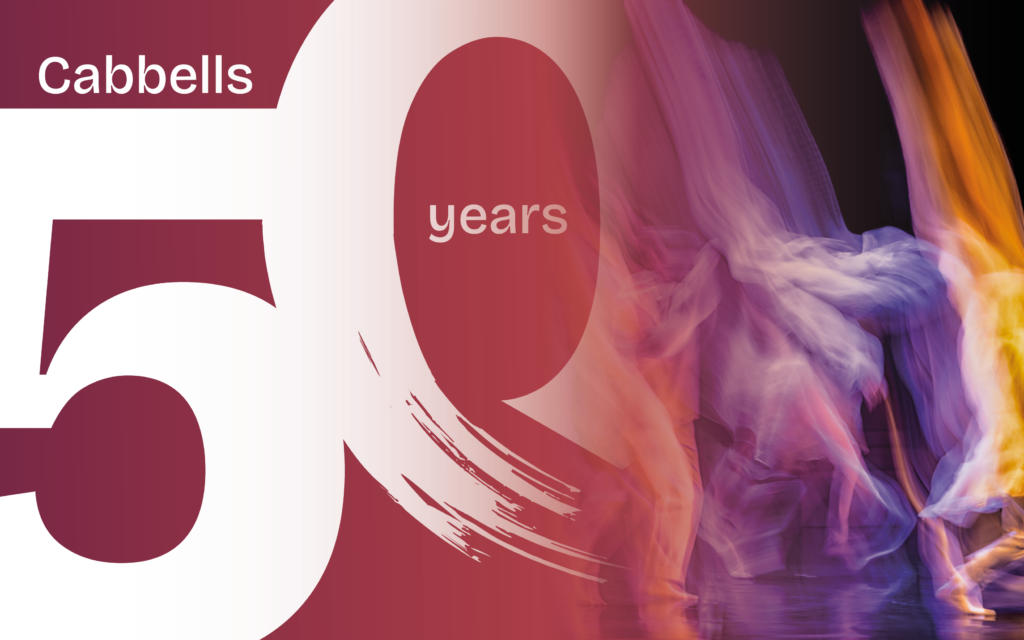 illustrative image of the cabbells anniversary logo