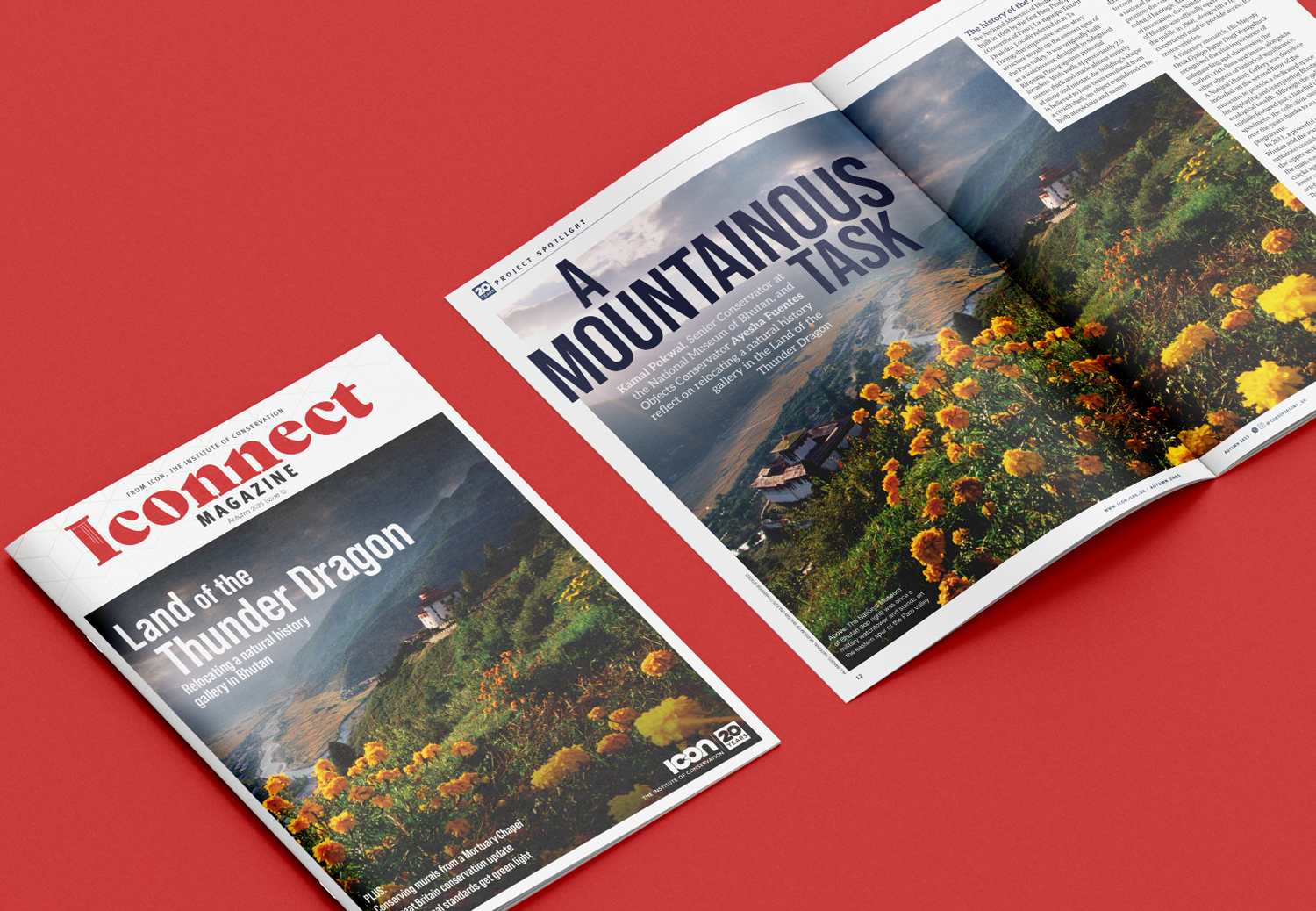 The Institute of Conservation gets its message out through a vibrant membership magazine that champions the protection, preservation and promotion of cultural heritage