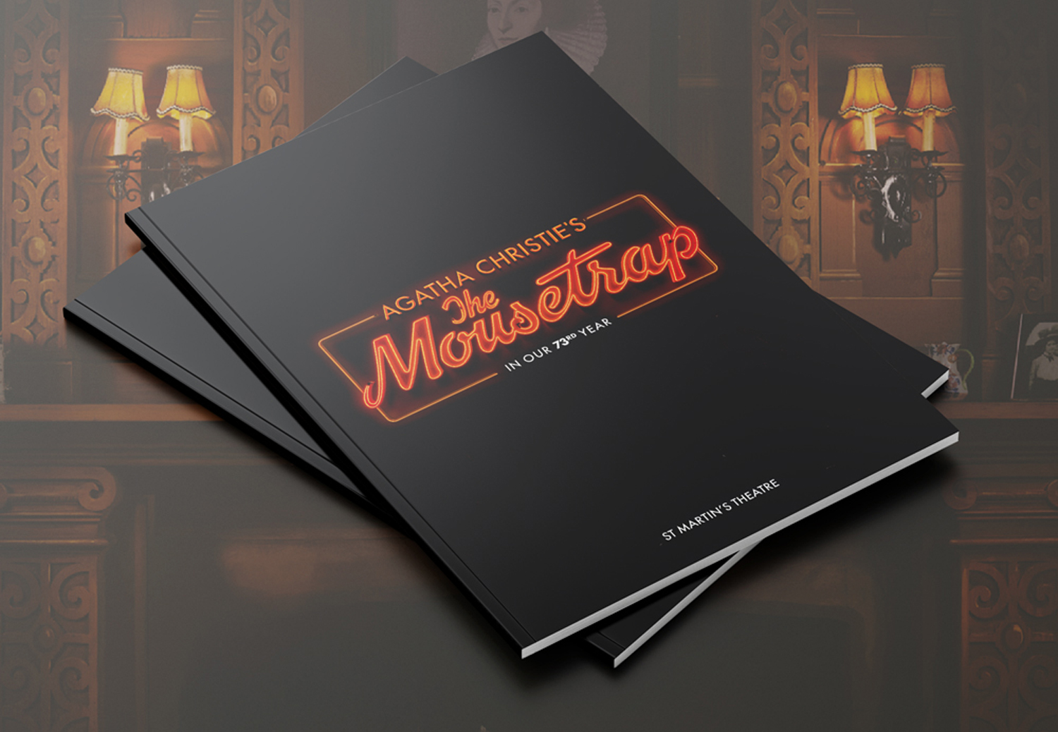 The longest-running play in theatre history, The Mousetrap is the classic ‘Who dunnnit’ that keeps generations intrigued. Programme produced on behalf of Brian Fenty